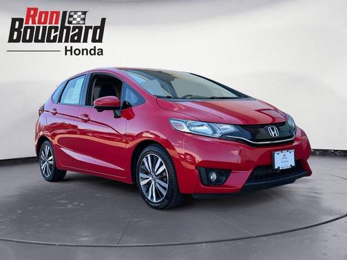 Red 2017 Honda Fit EX