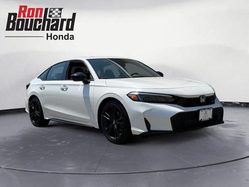 Platinum White Pearl 2025 Honda Civic Si Base