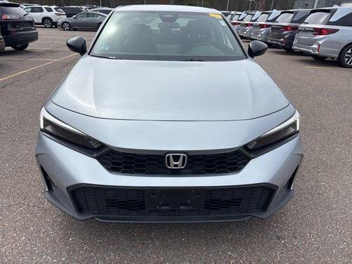 Solar Silver Metallic 2025 Honda Civic Sport