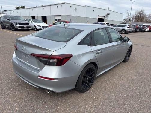 Solar Silver Metallic 2025 Honda Civic Sport