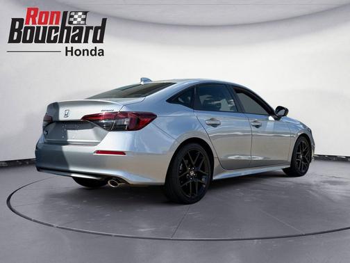 Solar Silver Metallic 2025 Honda Civic Sport