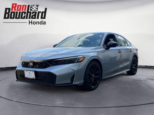 Solar Silver Metallic 2025 Honda Civic Sport