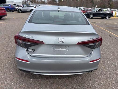 Solar Silver Metallic 2025 Honda Civic Sport