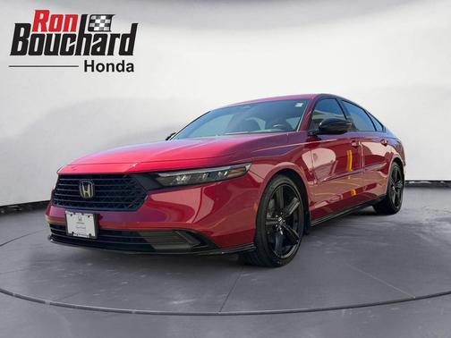 Radiant Red Metallic 2024 Honda Accord Hybrid Sport-L