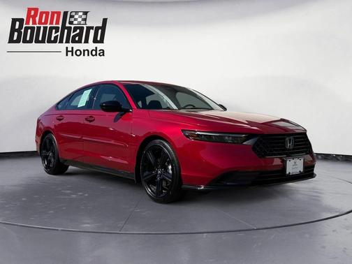 Radiant Red Metallic 2024 Honda Accord Hybrid Sport-L