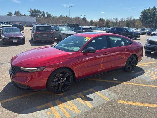 Radiant Red Metallic 2024 Honda Accord Hybrid Sport-L