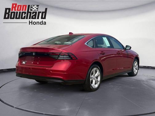 Radiant Red Metallic 2025 Honda Accord LX 1.5T