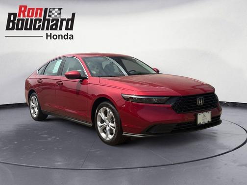Radiant Red Metallic 2025 Honda Accord LX 1.5T
