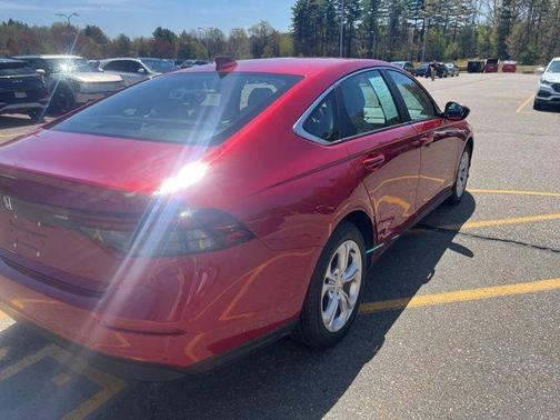 Radiant Red Metallic 2025 Honda Accord LX 1.5T