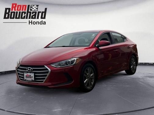 Red 2017 Hyundai ELANTRA SE
