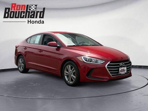 Red 2017 Hyundai ELANTRA SE