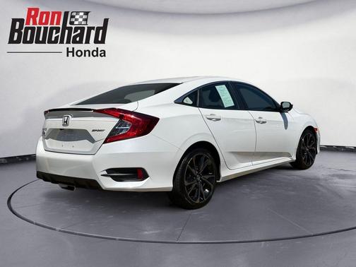Platinum White Pearl 2021 Honda Civic Sport