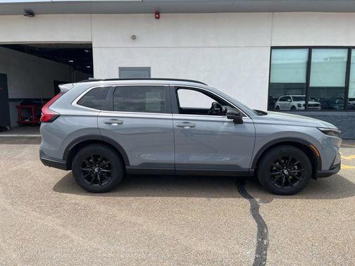 Gray 2025 Honda CR-V Hybrid Sport AWD