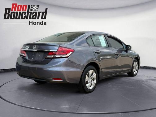 Gray 2015 Honda Civic LX