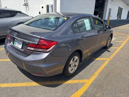 Gray 2015 Honda Civic LX