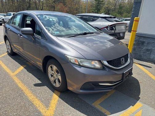 Gray 2015 Honda Civic LX