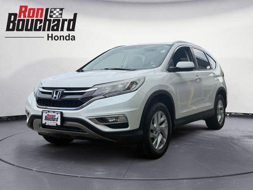 White 2015 Honda CR-V EX-L
