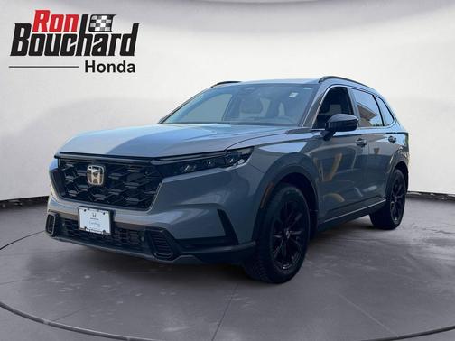 Gray 2024 Honda CR-V Hybrid Sport AWD