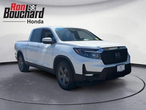 Platinum White Pearl 2023 Honda Ridgeline RTL-E