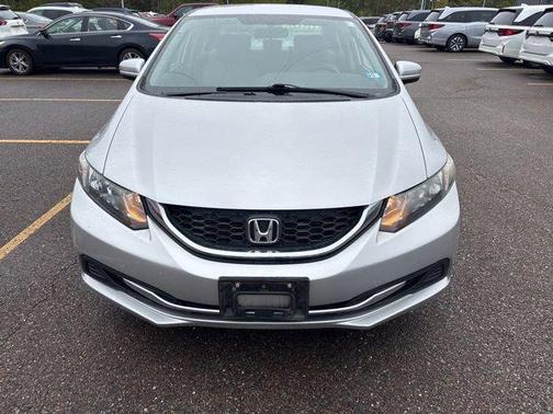 Alabaster Silver Metallic 2015 Honda Civic LX