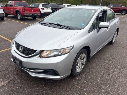 Alabaster Silver Metallic 2015 Honda Civic LX