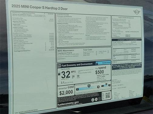 2025 MINI Hardtop Cooper S