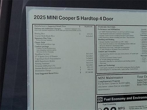 2025 MINI Hardtop Cooper S