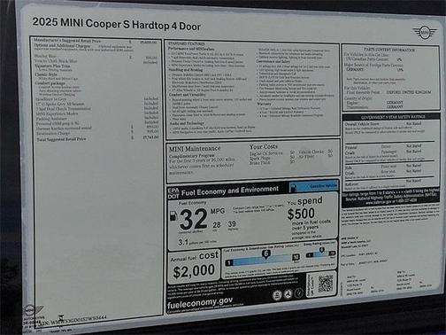 2025 MINI Hardtop Cooper S