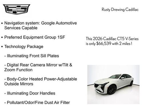 2026 Cadillac CT5-V V-Series RWD
