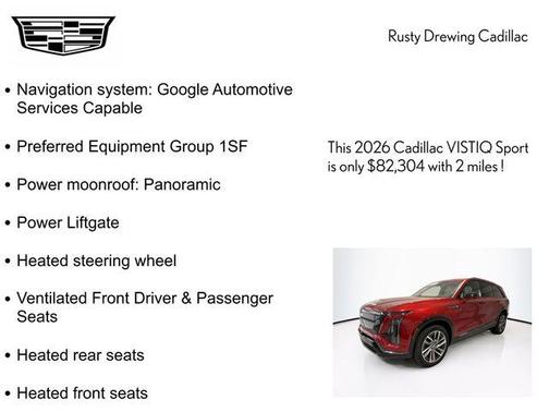 2026 Cadillac VISTIQ Sport