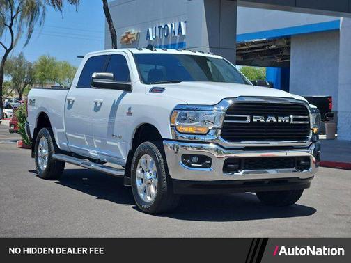 Bright White Clearcoat 2021 RAM 2500 Big Horn Crew Cab 4x4 6'4' Box