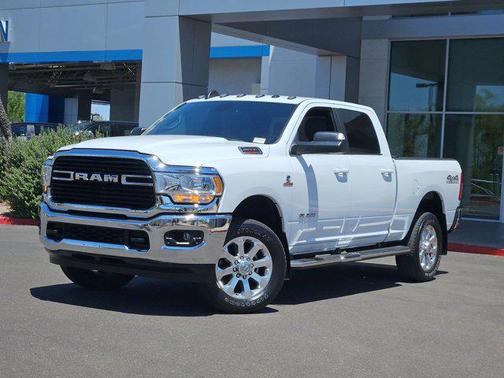Bright White Clearcoat 2021 RAM 2500 Big Horn Crew Cab 4x4 6'4' Box