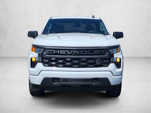 Summit White 2026 Chevrolet Silverado 1500 Custom