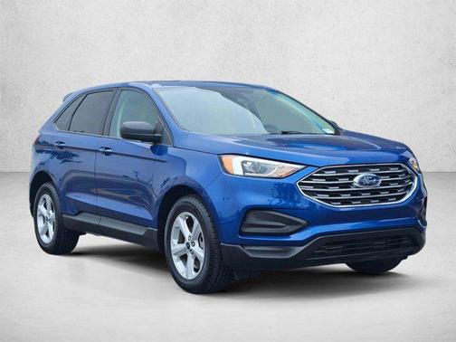 Atlas Blue Metallic 2021 Ford Edge SE