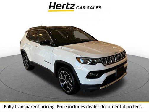 Bright White Clearcoat 2025 Jeep Compass Limited