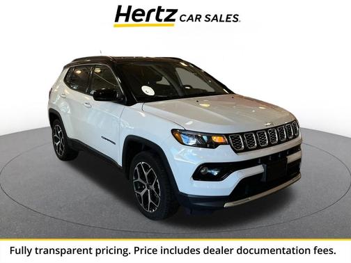Bright White Clearcoat 2025 Jeep Compass Limited