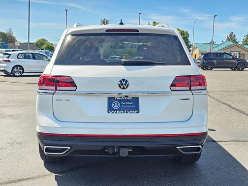 Opal White 2023 Volkswagen Atlas 3.6L SEL