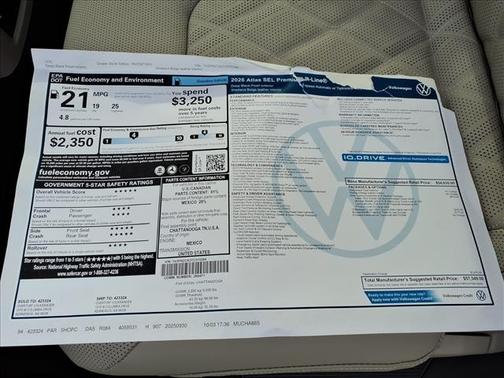 2026 Volkswagen Atlas 2.0T SEL Premium R-Line 4MOTION