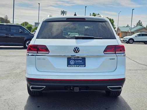 Opal White 2023 Volkswagen Atlas 3.6L SEL