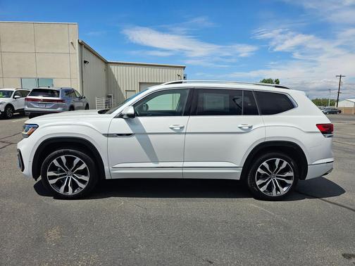 Opal White 2023 Volkswagen Atlas 3.6L SEL Premium