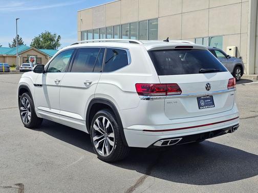 Opal White 2023 Volkswagen Atlas 3.6L SEL Premium