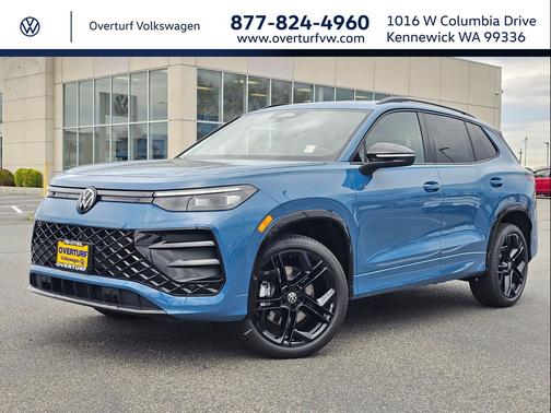 monterey blue pearl 2026 Volkswagen Tiguan 2.0T SE R-Line Black 4MOTION