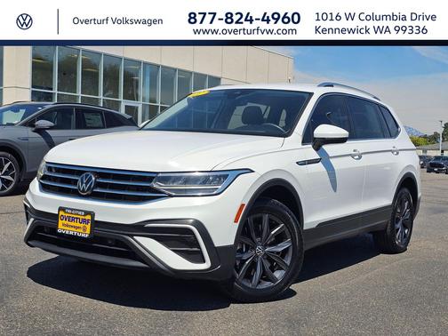 Pure White 2022 Volkswagen Tiguan 2.0T SE 4MOTION