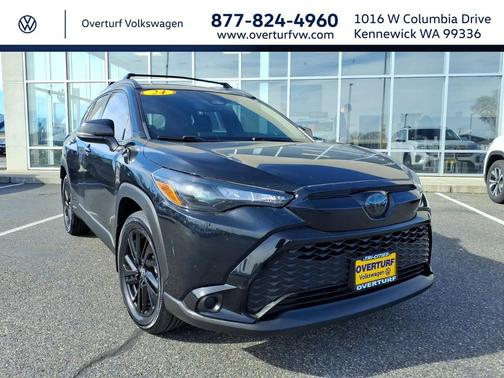 Jet Black 2024 Toyota Corolla Hybrid L