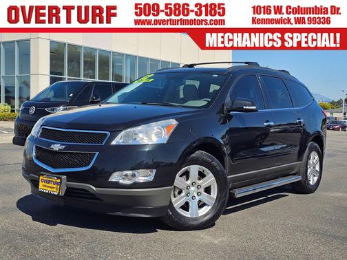 Black Granite Metallic 2012 Chevrolet Traverse LT