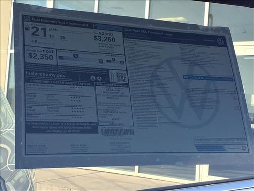 2026 Volkswagen Atlas 2.0T SEL Premium R-Line 4MOTION