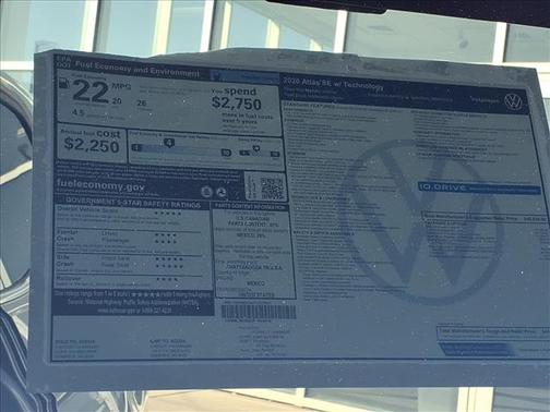 2026 Volkswagen Atlas 2.0T SE w/Technology 4MOTION