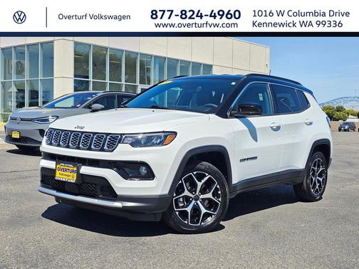 Bright White Clearcoat 2025 Jeep Compass Limited
