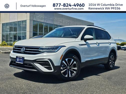Pure White 2024 Volkswagen Tiguan 2.0T S 4MOTION