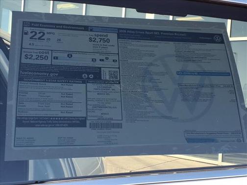 2026 Volkswagen Atlas Cross Sport 2.0T SEL Premium